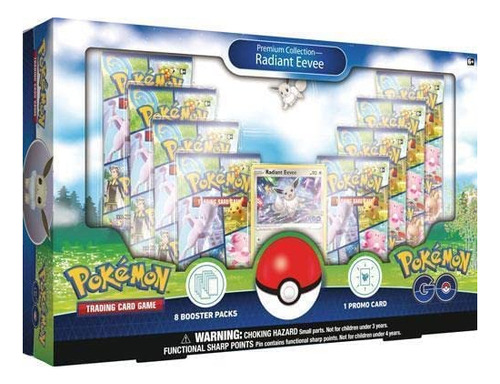 Pokemon Tcg Go Premium Collection: Radiant Eevee Box 8 Boost