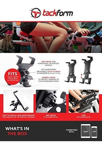 Tackform Universal Tablet Holder Compatible Con Bicicleta