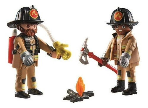 Figura Playmobil Bomberos 15 Pc