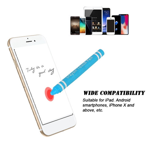 Lápiz Táctil Suave Stylus Antiarañazos Tableta De Alta Sensi