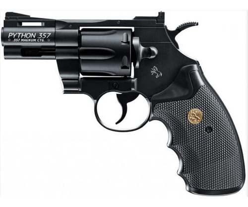 Revólver Colt Python 357 2.5 Co2 4.5mm + 200 Balines + 1co2