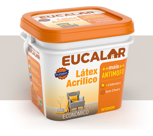 Tinta Acrílica Gelo 3,6l - Eucatex