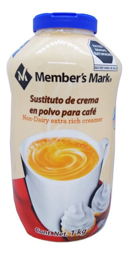 Sustituto De Crema En Polvo Para Cafe Member's Mark  1 Kg