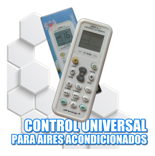 Control Remoto Universal Para Aire Acondicionado