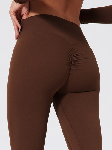 Ch Leggings+crop Top Licra Conjuntos Deportivos Para Mujer