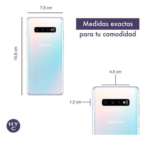Funda Transparente Compatible Samsung S10 + Plus - Acrílico