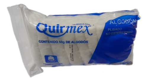 Algodón Absorbente Plisado 50 Gramos (12 Piezas)