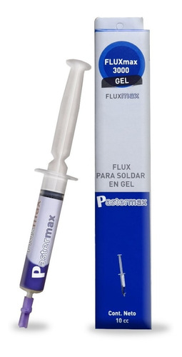 Flux Para Soldaduras Pastermax 10cc 3000  Jeringa Fluxmax