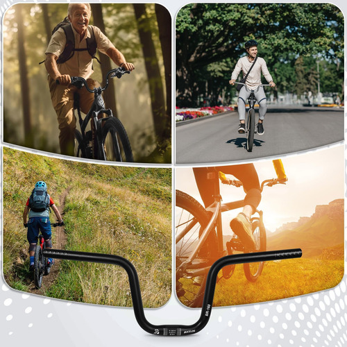 Bucklos Bike 254 Manarbar De Alto Ascenso Bicicletas 580 Mm
