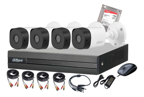 Cctv Kit Pro Dahua Dvr 4ch + 4 Cam 2mp 1tb Magnotec