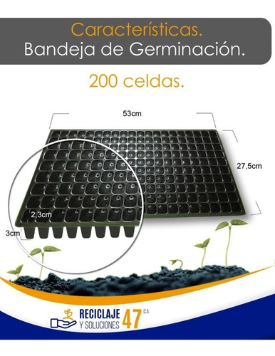 Bandeja De Germinación Semillas