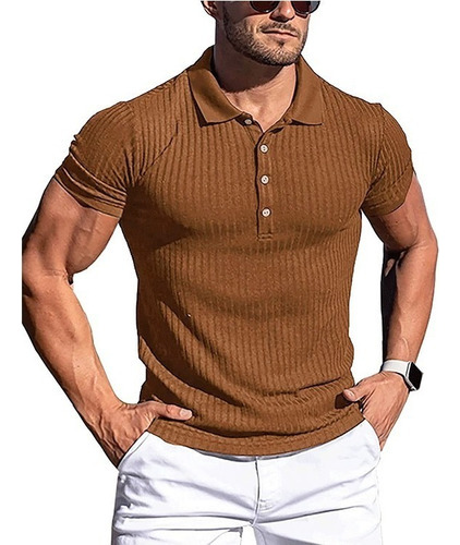 Playera Hombre Polo Casual Calidad Moda Elástico