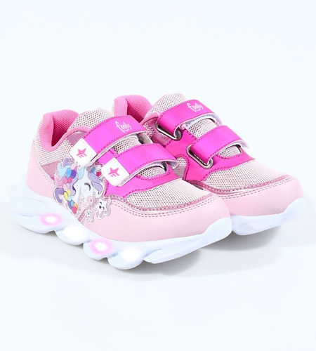 Zapatillas Footy Pop Unicornio Degrade Rosa Nena Luces