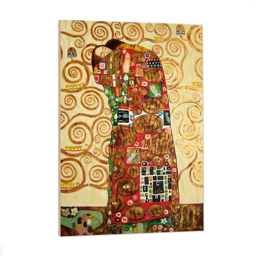 Cuadro El Abrazo Klimt Láminas Obras De Arte Bastidor 33x48