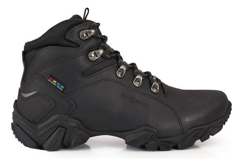 Bota Borcego Trekking Hombre Cuero Zapatilla Kang Briganti