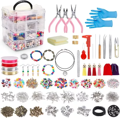 Set Kit Para Hacer Pulseras 5006 Piezas Peirich