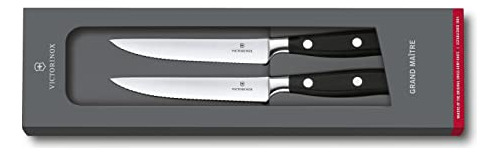 Juego De Cuchillos Para Carne Victorinox Grand Maitre Con Bo