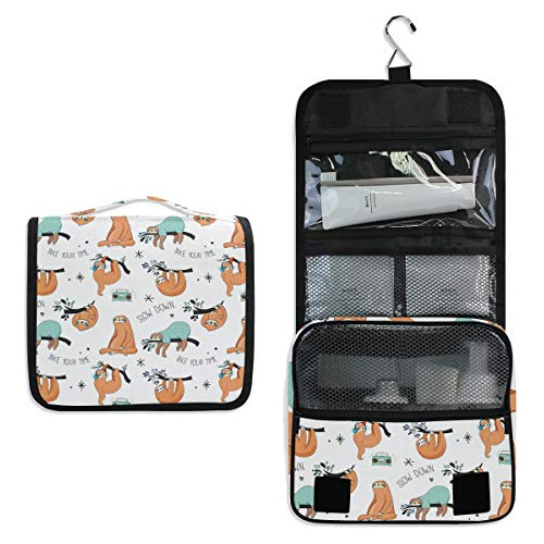 Bolsa De Aseo Divertido Animal Sloth Tree Recorder Wash...