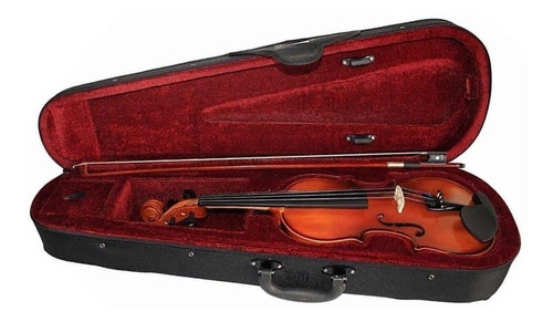 Stradella Mv141114 Violin 1/4 Macizo Arco Resina Estuche