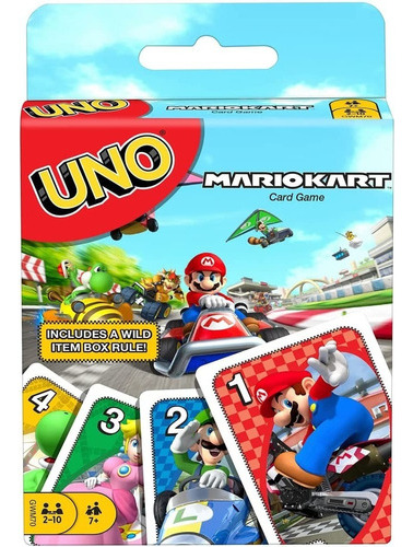 Juego De Cartas Uno Mario Kart Para Niños