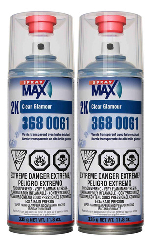 Aerosol Transparente Alto Brillo Usc Spray Max 2 K