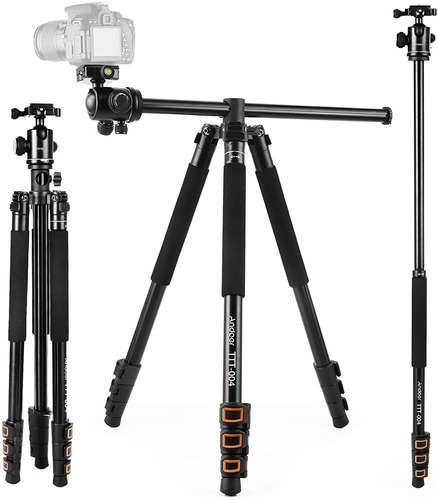 Ttt  Tripode Monopod Para Dslr Ildc Camaras  Inch Horiz...