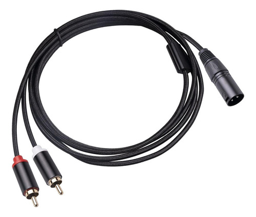A Xlr A Cable Dual Alta Compatibilidad Macho Y Splitter 1m