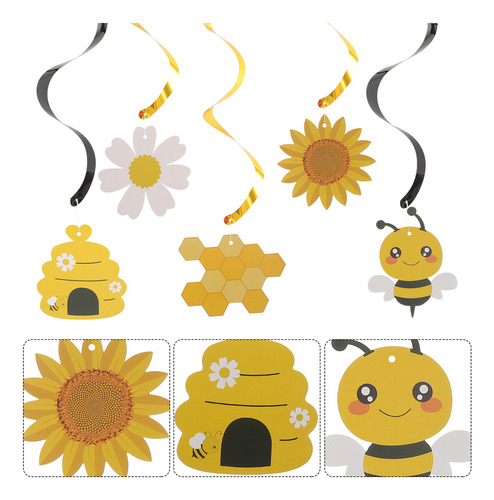 Decoración En Forma De Panal De Abeja, Adornos De Abeja Para