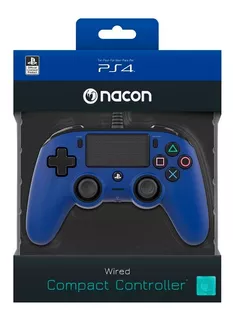 Mando Ps4 Controller Nacon Wired Compact Blue