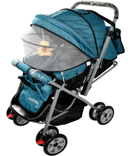 Coche Bebé Maxibaby Con Pañalera 