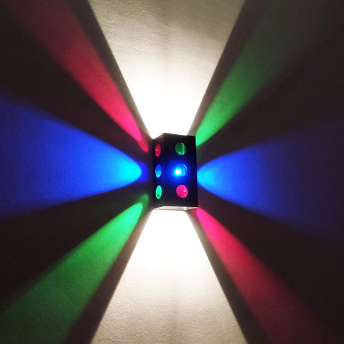 Imagen 3 de 6 de Kit X 3 Luces De Navidad Para Pared Luz Multicolor Fiesta