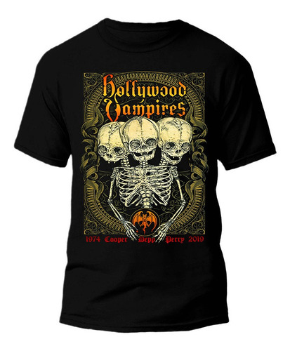 Remera Dtg - Hollywood Vampires 04