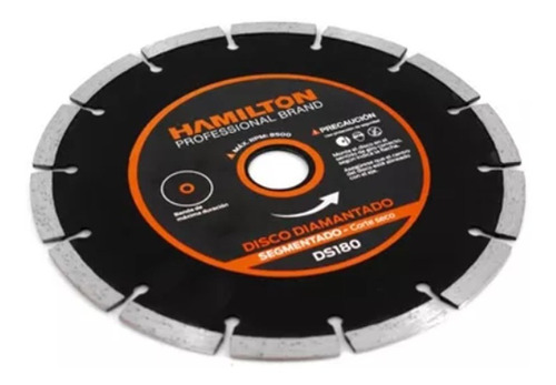 Disco Diamantado Segmentado 180mm Hamilton Mamposteria 7''