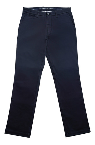 Pantalón Hombre Twill Sin Pliegues L/33 Azul Fw 23 Ferouch