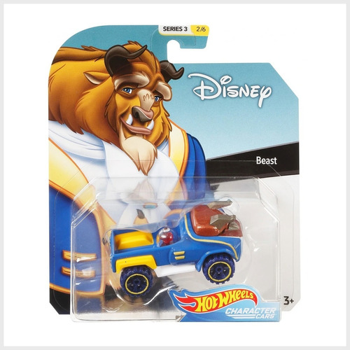 Hot Wheels Character Cars Beast Bestia Disney 1:64