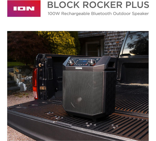 Altavoz Audio Tailgater Smart Bluetooth, Recargable, De 50