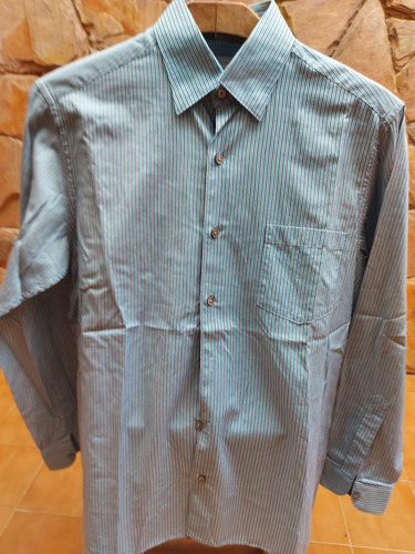 Camisa De Botones Azul Ermenegildo Zegna