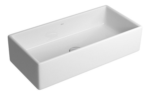 Imagen 1 de 1 de Bacha de baño de apoyar Deca L107 blanco 56cm x 27.5cm