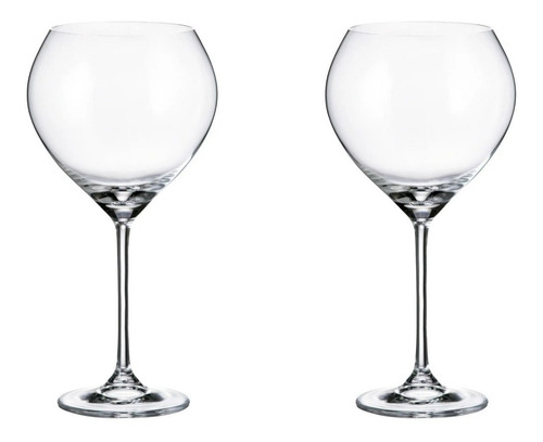 Imagen 2 de 7 de Copas Gin Tonic Cristal Bohemia 640ml Carduelis Set X 2