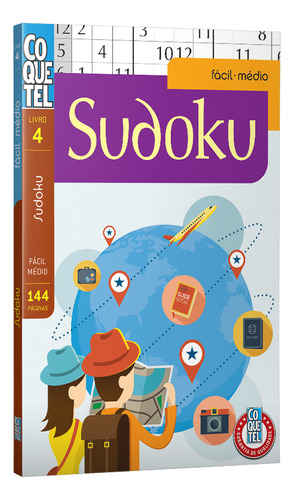 Livro Coquetel Sudoku nível FC/MD Ed 04, de Coquetel, Equipe. Editorial Coquetel - NF, capa mole em português, 2022