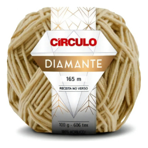 Lã Fio Diamante Círculo 100g 165m - Crochê / Tricô Inverno Cor 7151