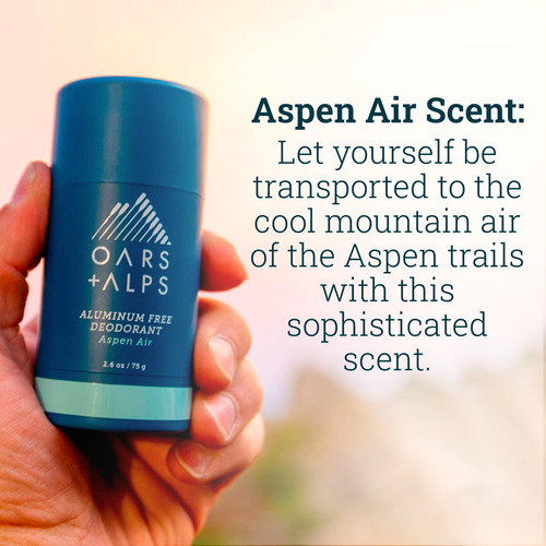 Deodorant Oars + Alps Aluminum Free Aspen Air 75ml Travel Si