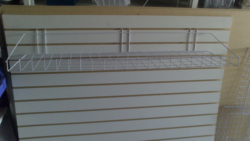 Imagen 2 de 2 de Repisa De Alambre Para Exhibipanel Exhibidor 100x25cm