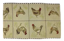 Comprar Camino Mesa 13 X 54  Estilo Rural Gallina Gallo Vintage