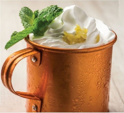 Imagem 1 de 3 de 06 Caneca Moscow Mule Alumínio Pintado Linha Premium 350ml