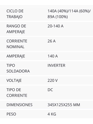 Soldadora Myh Inverflash 140