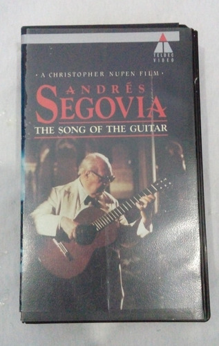 Andres Segovia Vhs The Song Of The Guitar Guitarra Clasica (Usado)