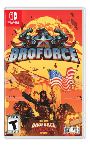 Juego multimedia físico Broforce Deluxe Edition para Nintendo Switch