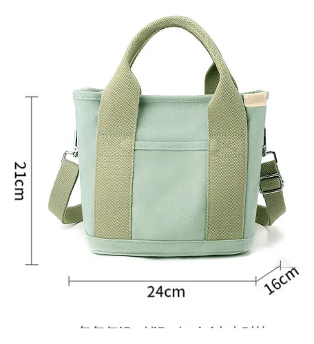 Bolsos De Lona Sencillos For Mujer, Bolso De Hombro Casual
