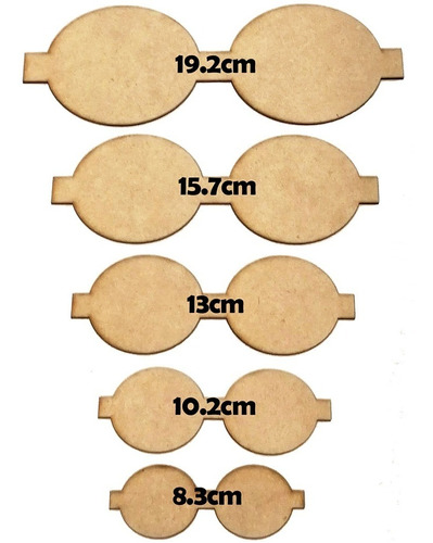 Moldes Para Moños De Mdf Alta Calidad, 14 Modelos Diferentes